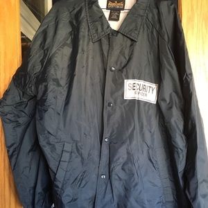 2XL Security Windbreaker Jacket